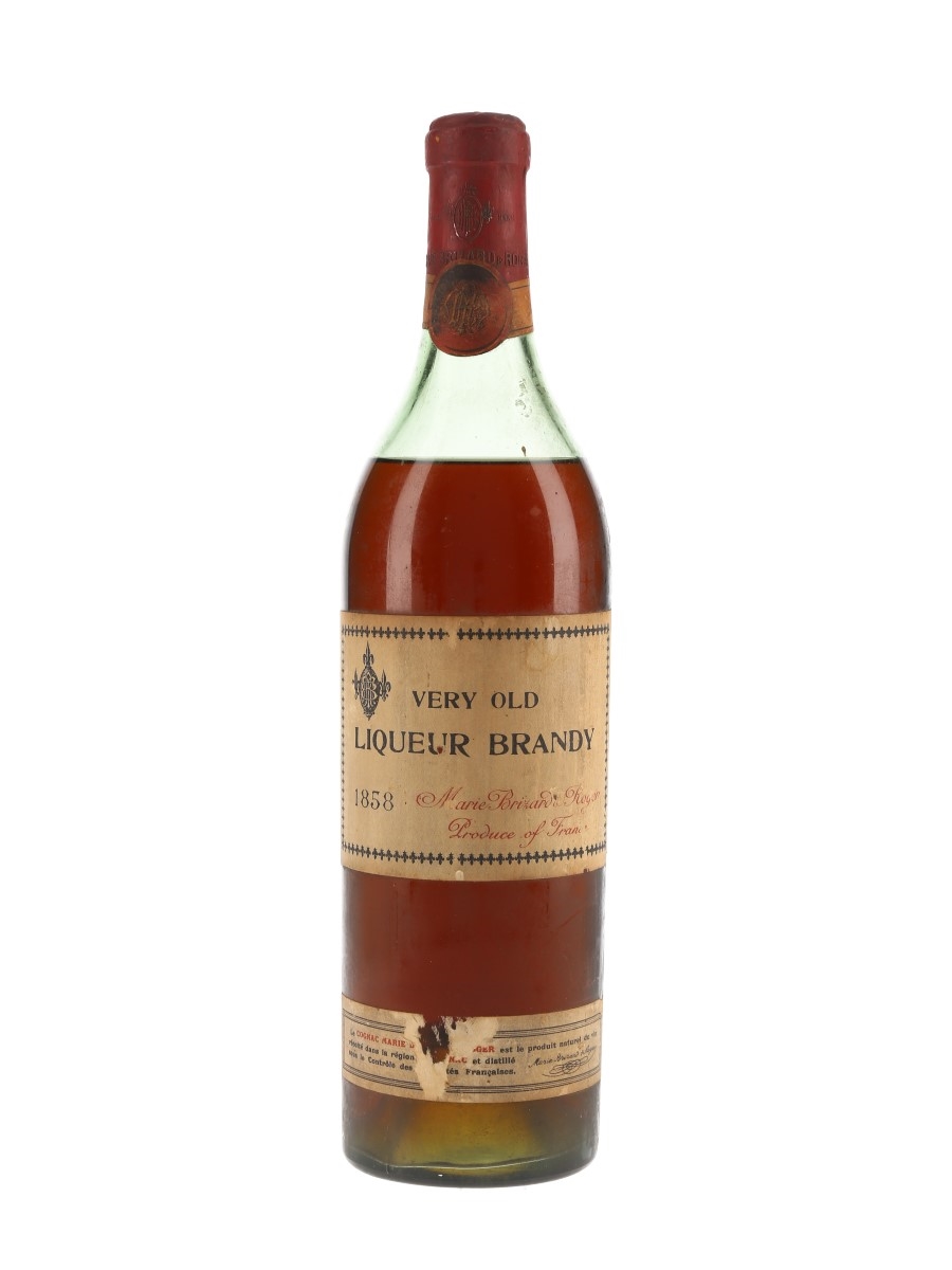 Marie Brizard & Roger 1858 Very Old Liqueur Brandy Bottled 1930s 70cl