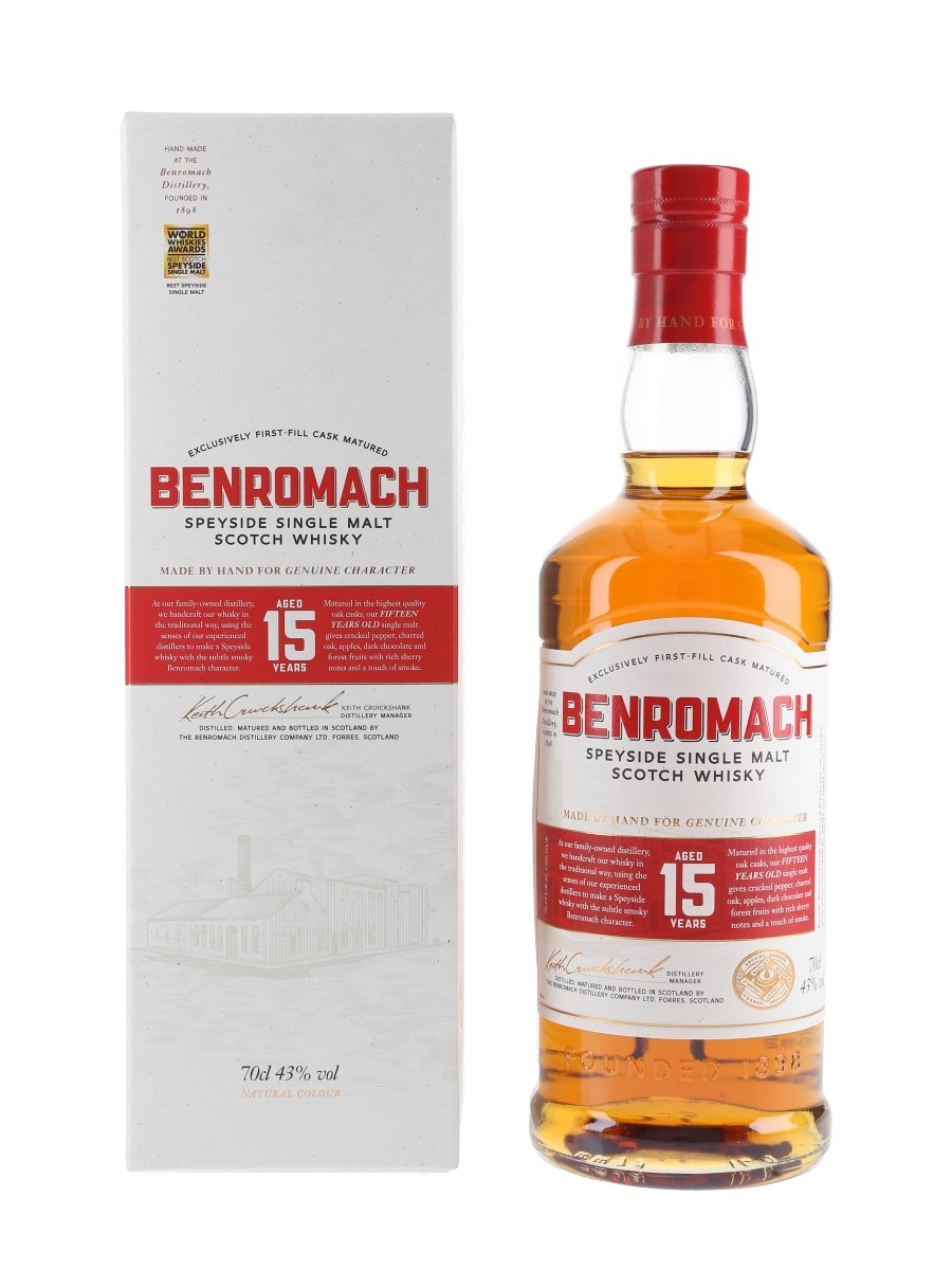 Benromach 15 Year Old Bottled 2021 70cl / 43%