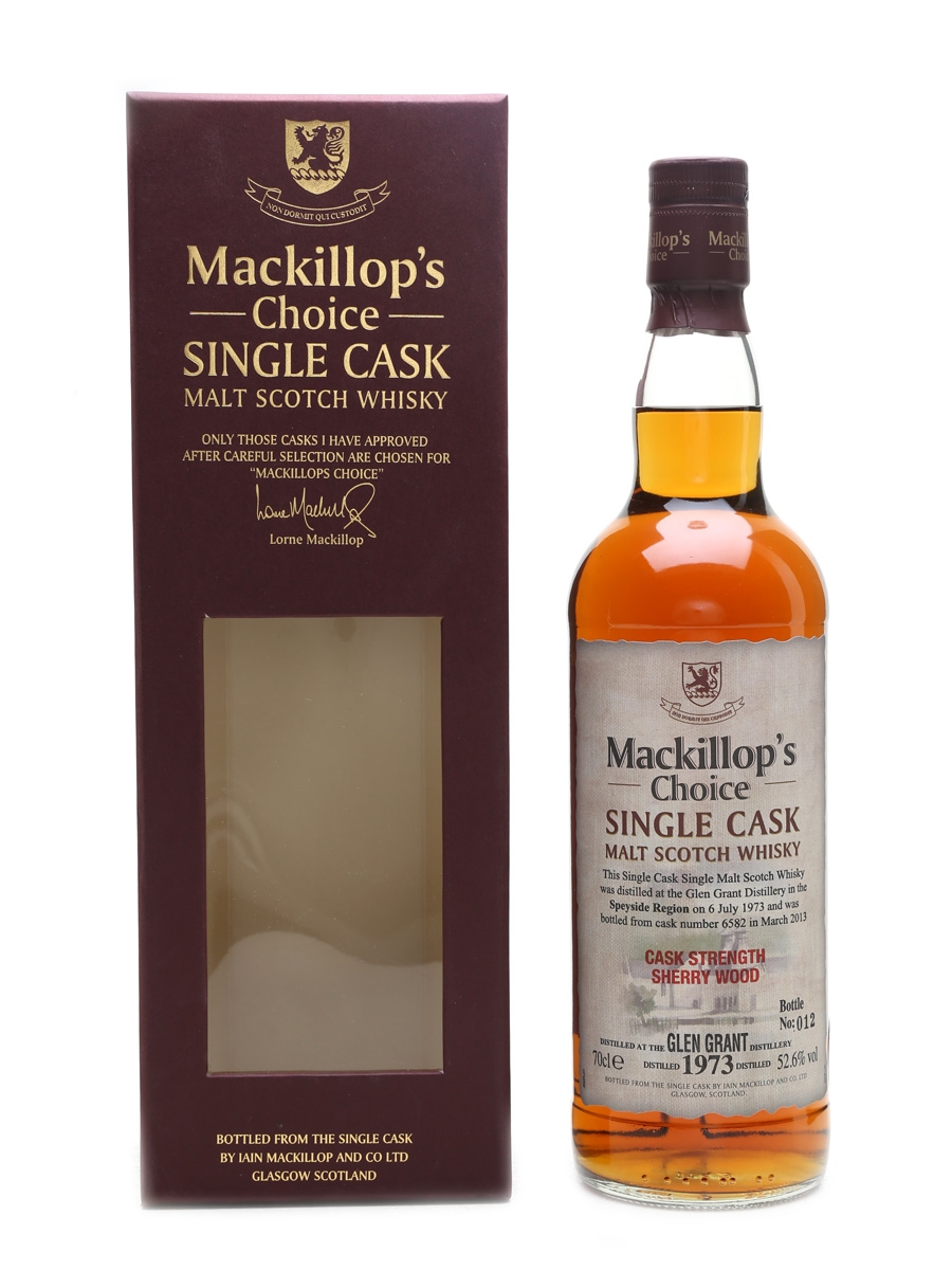 Glen Grant 1973 Mackillop's Choice Bottled 2013 70cl / 52.6%