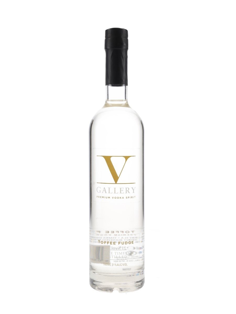 V Gallery Toffee Fudge Premium Vodka Spirit  50cl / 21%