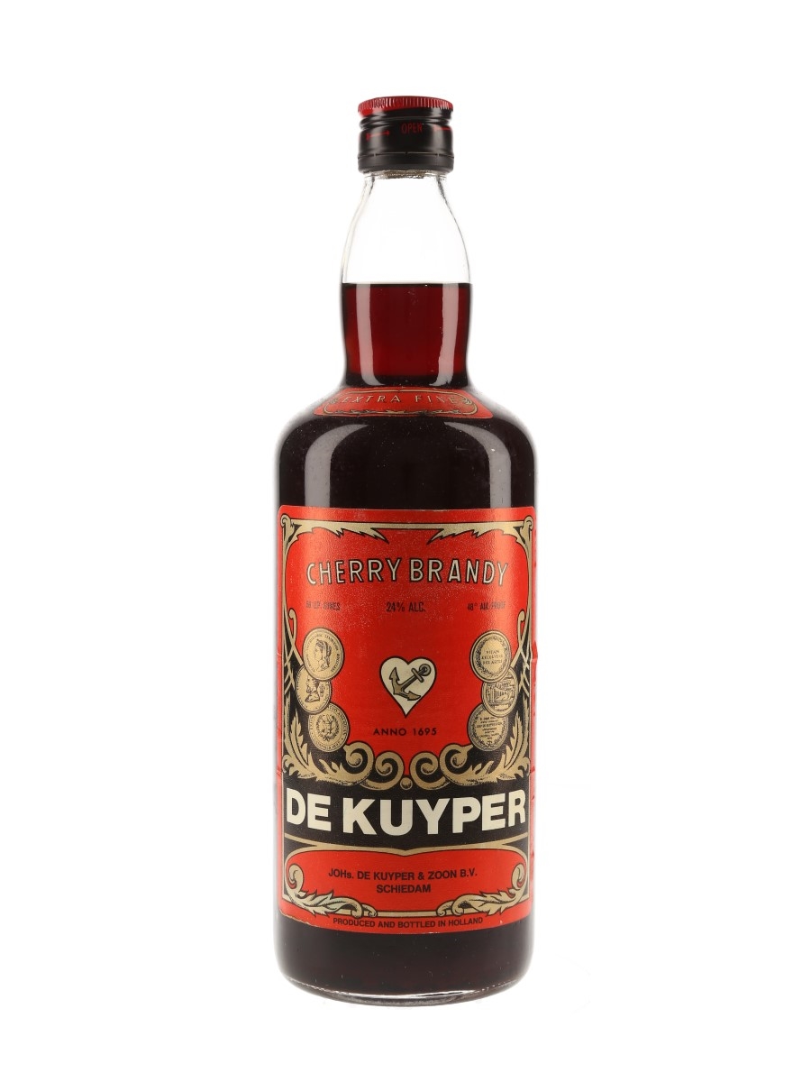 De Kuyper Cherry Brandy Bottled 1970s 100cl / 24%