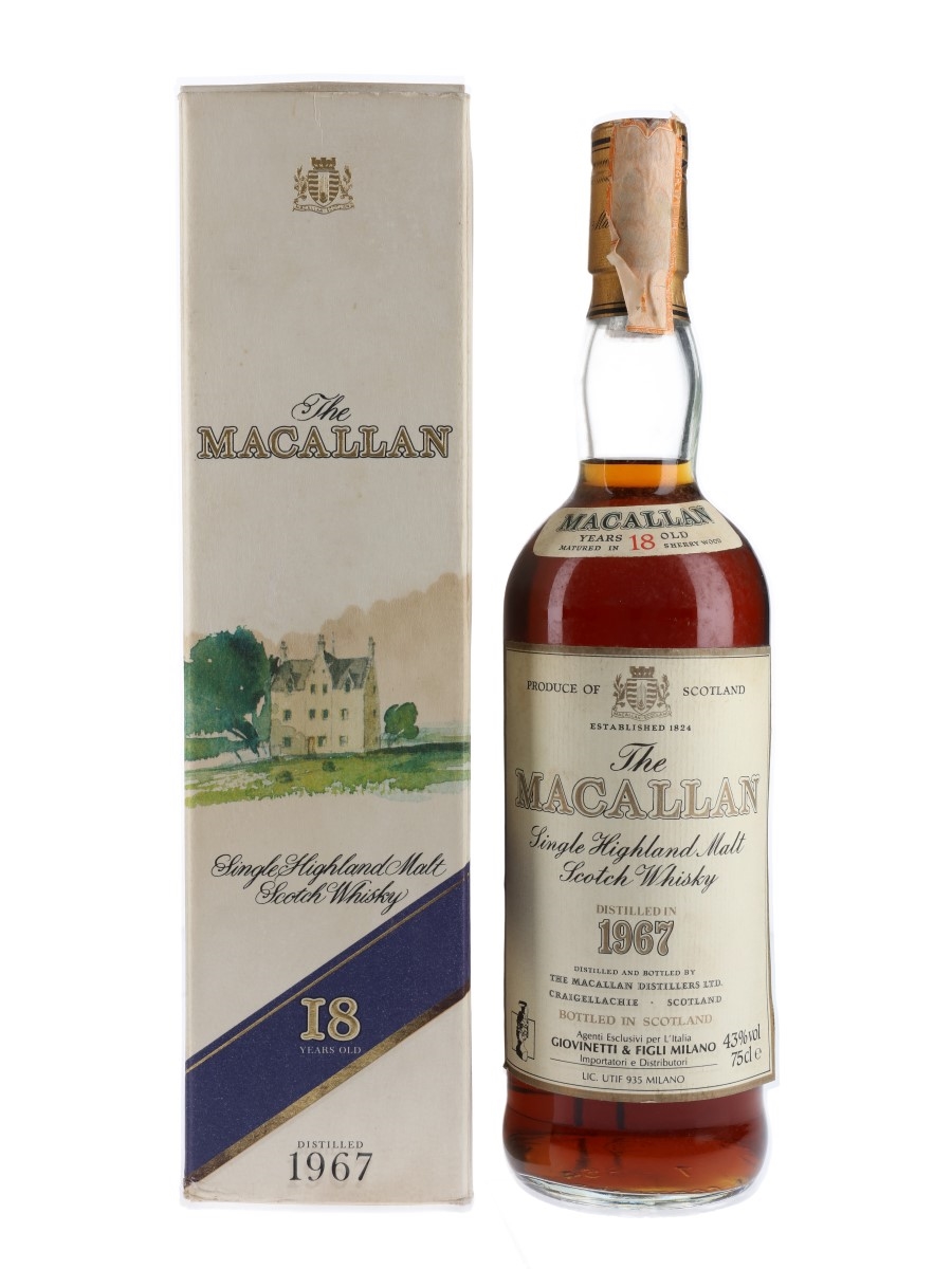 Macallan 1967 18 Year Old - Lot 106939 - Buy/Sell Macallan