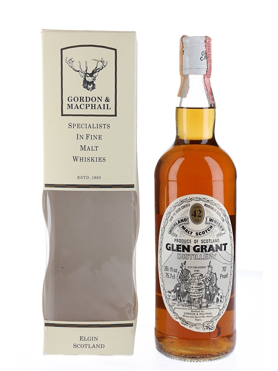 Glen Grant 42 Year Old Bottled 1970s - Gordon & MacPhail 70cl / 40%