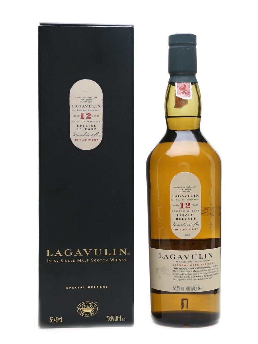 Lagavulin 12 Year Old Natural Cask Strength Special Releases 2007 70cl / 56.4%