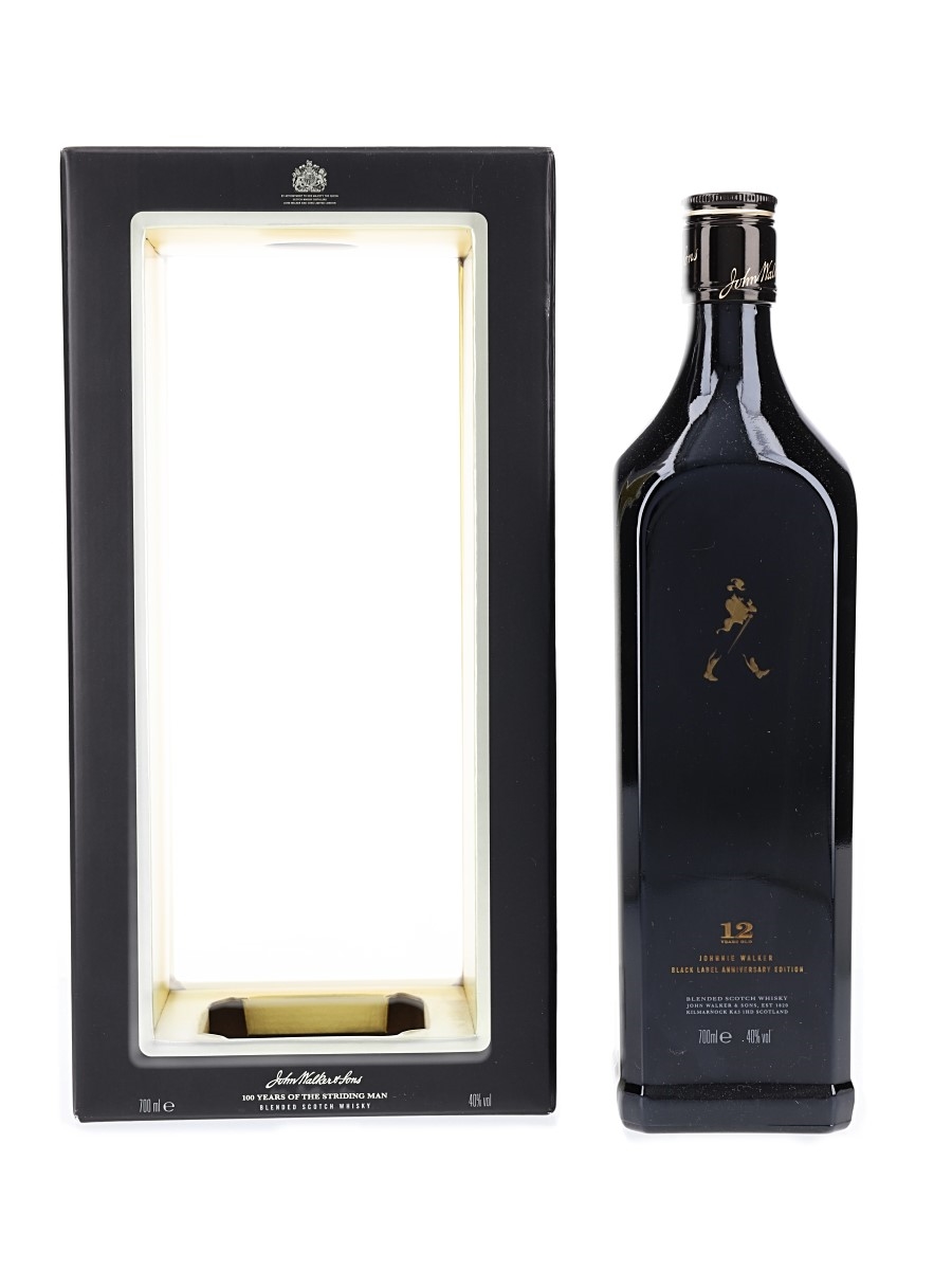 Johnnie Walker Black Label 1908-2008 Anniversary Edition 100 Years Of The Striding Man 70cl / 40%