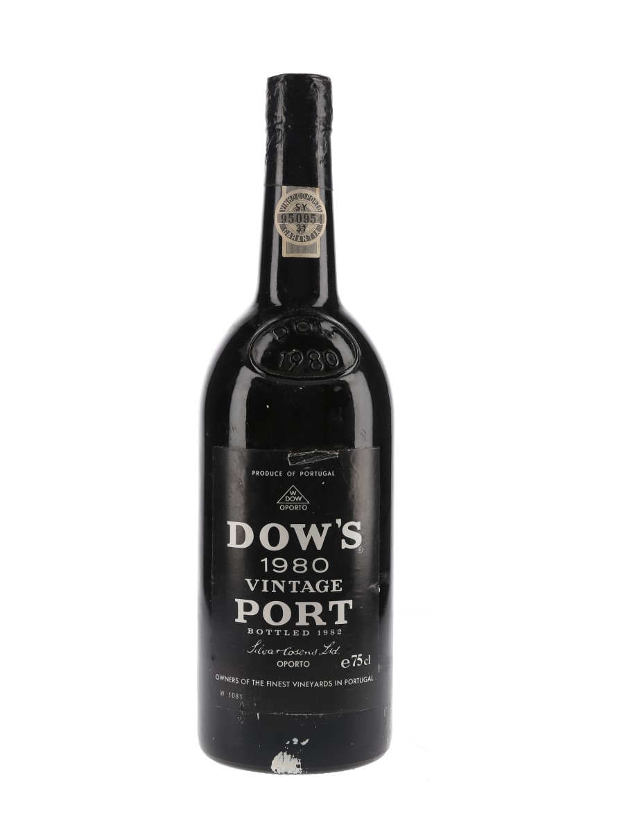 Dow's 1980 Vintage Port Bottled 1982 75cl