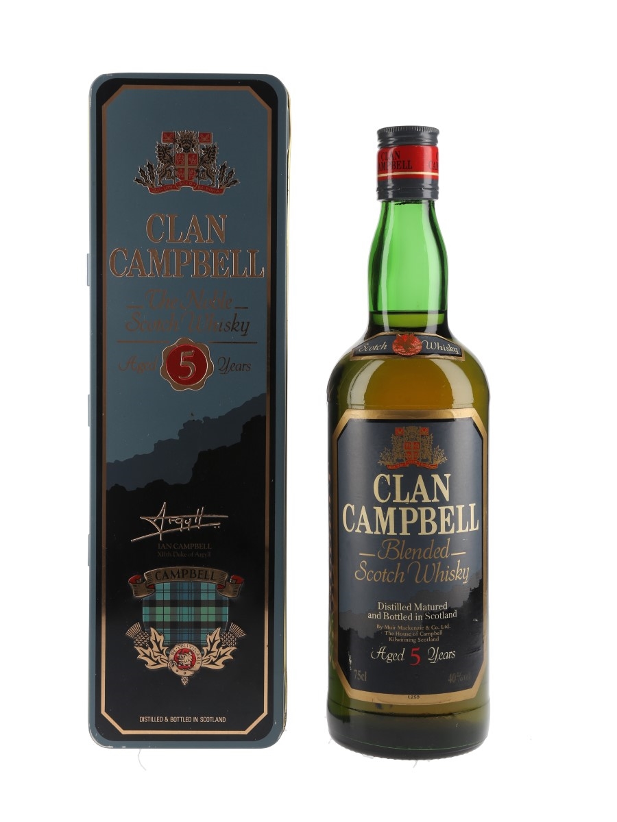 Clan Campbell 5 Year Old Bottled 1980s 75cl / 40%