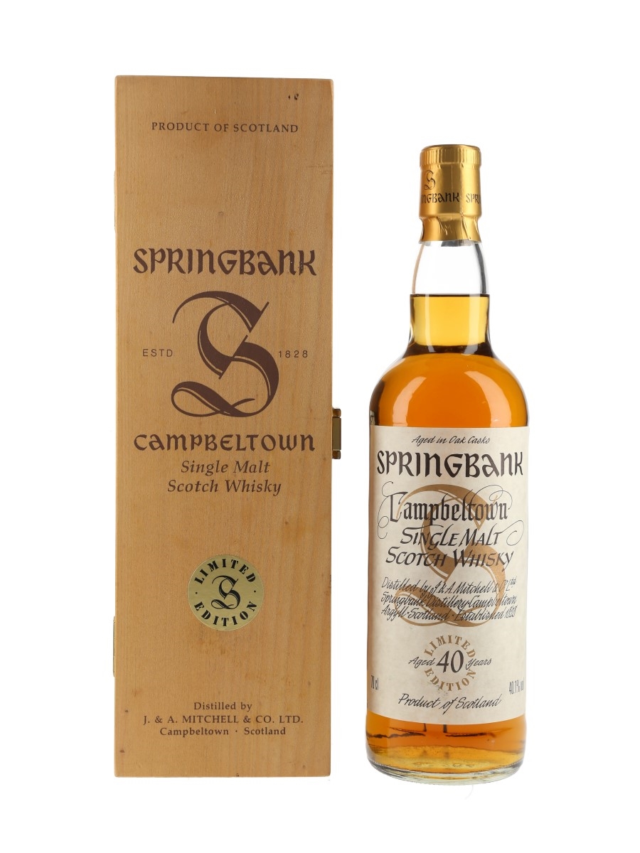 Springbank PureMalt ScotchWhisky 未開封 Springbank PureMalt ScotchWhisky 未開封 SPRINGBANK 100%PureMalt