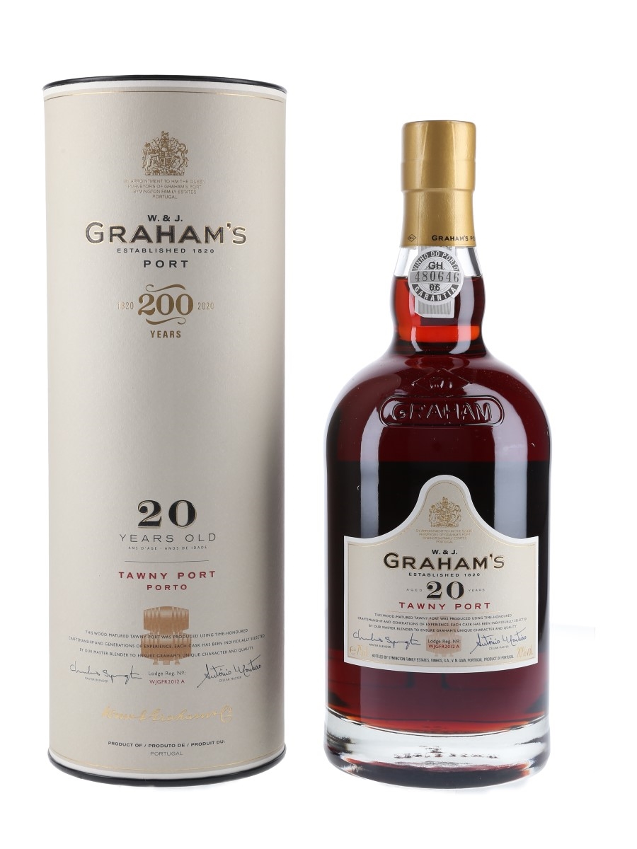 Graham's Tawny Port 20 Year Old 200th Anniversary Bottled 2020 75cl / 20%