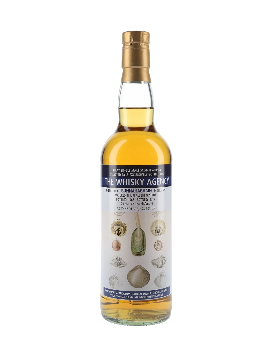 Bunnahabhain 1968 43 Year Old Bottled 2012 - The Whisky Agency 70cl / 47%