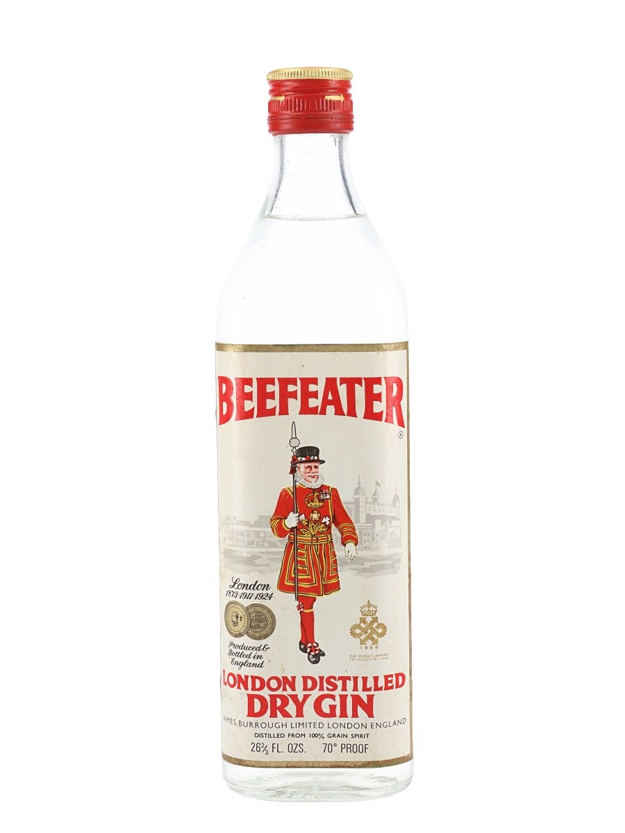 Beefeater London Distilled Dry Gin Bottled 1960s 75.7cl / 40%