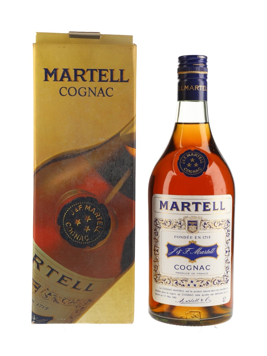 Martell 3 Star Bottled 1970s 70cl