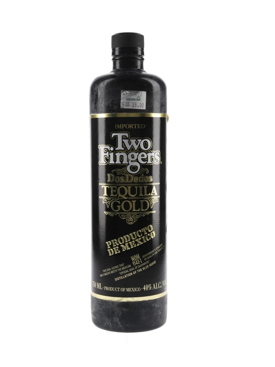 Two Fingers Tequila Gold Lot 107680 Buy Sell Tequila Online   106307 0 