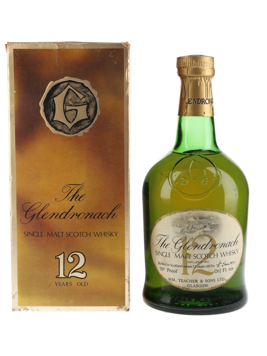 Glendronach 1963 12 Year Old Bottled 1970s 75.7cl / 40%