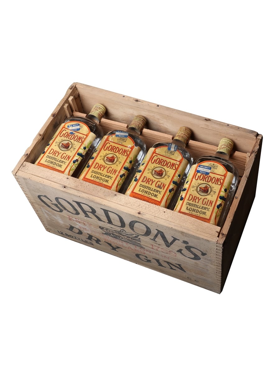 Gordon's DRY GIN wooden box ヴィンテージ 木箱 Set of 3 Nesting Dry Gin Boxes - Gordon's – Sarru Home