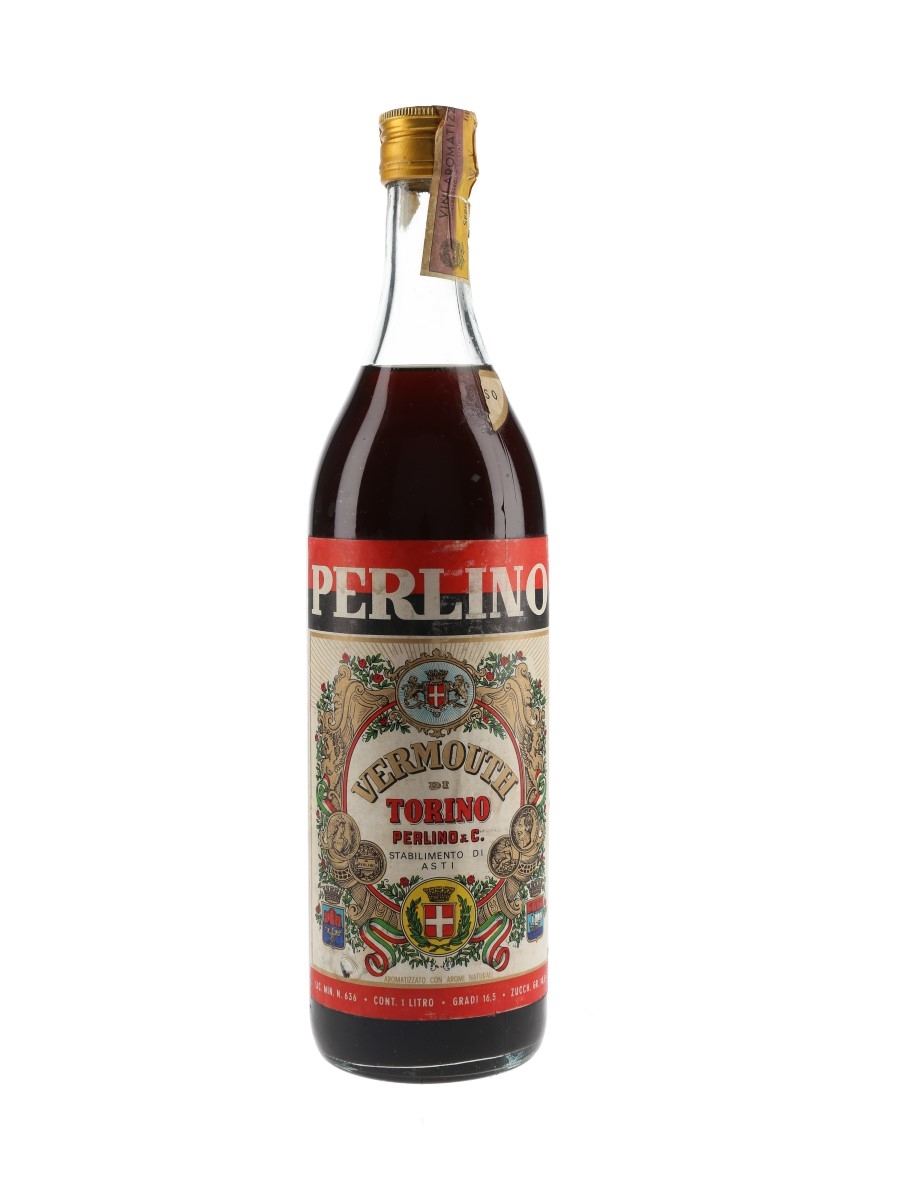 Perlino Rosso Vermouth Bottled 1960s 100cl / 16.5%