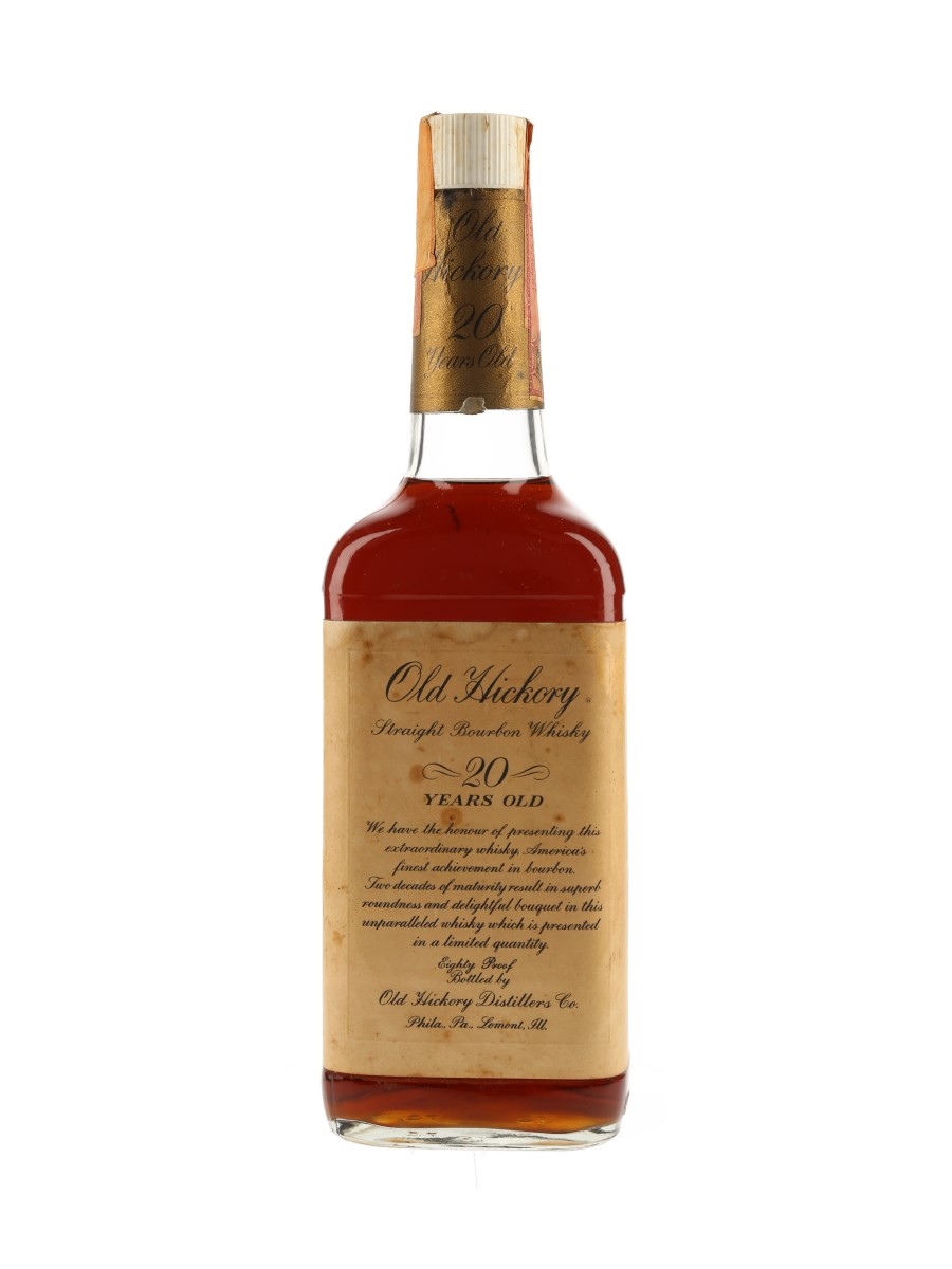 Old Hickory 20 Year Old Bottled 1970s - Import House, Milano 75cl / 40%