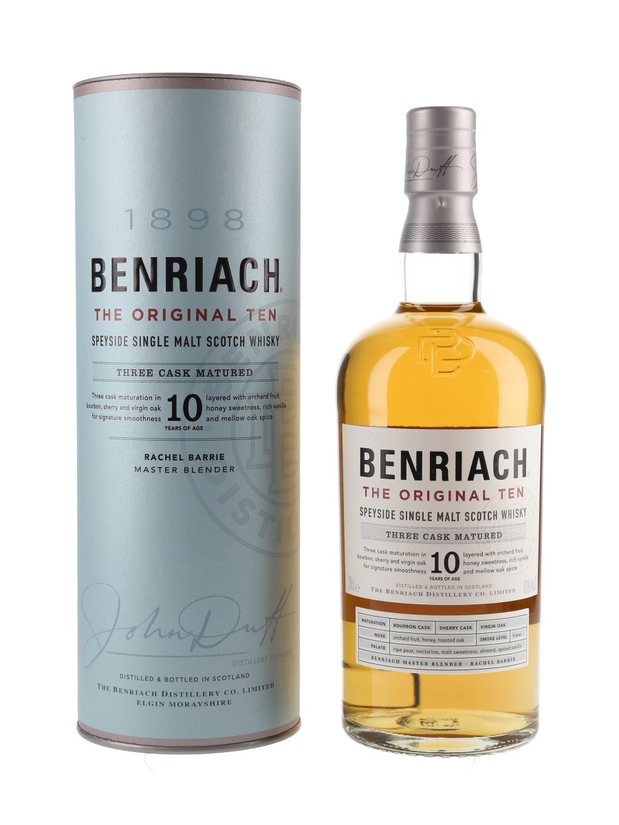 Benriach 10 Year Old The Original Ten Bottled 2020 - Three Cask Matured 70cl / 43%