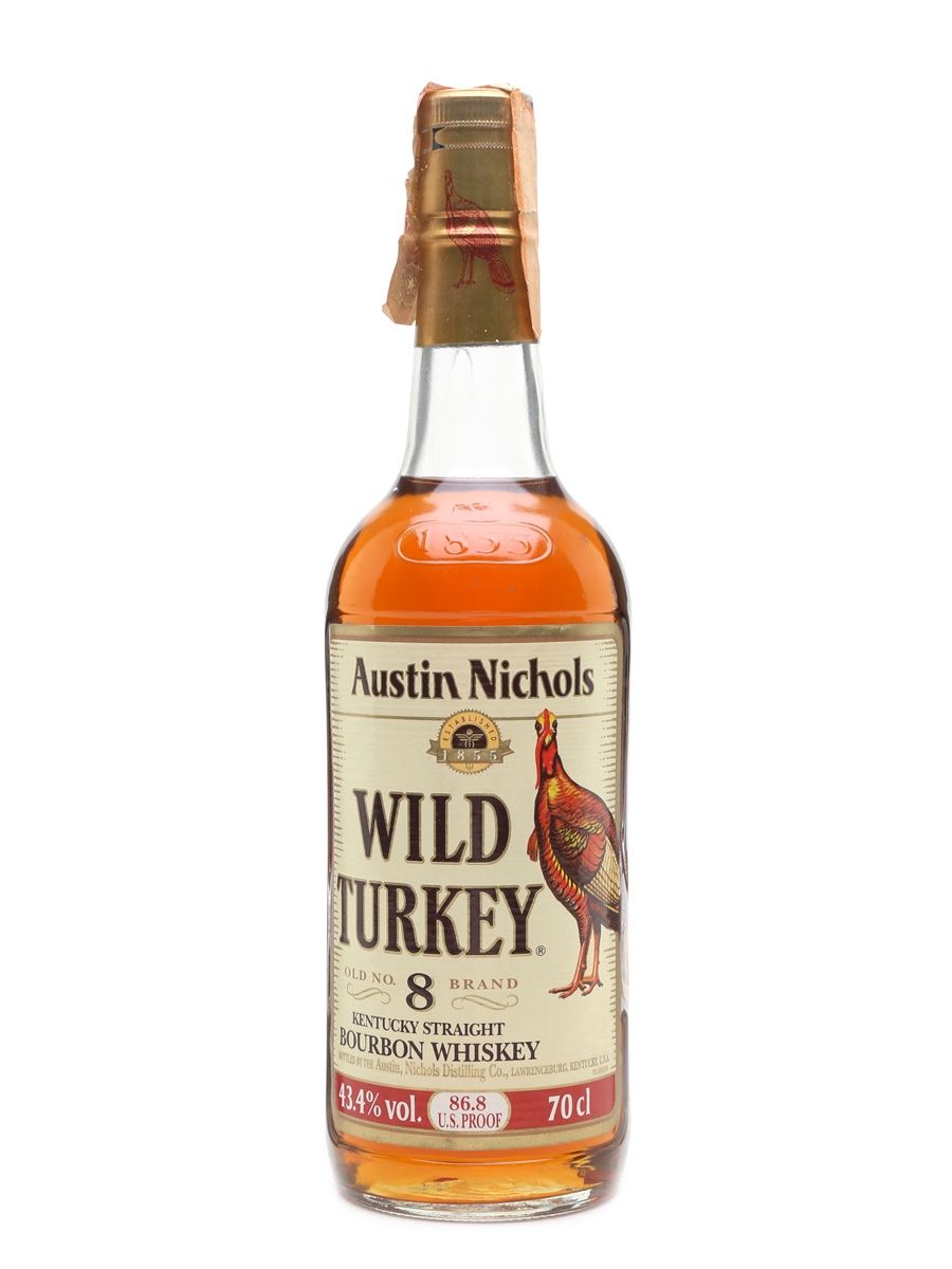Wild Turkey 8 Year Old Old No.8 Brand Bottled 1980s 70cl / 43.4%