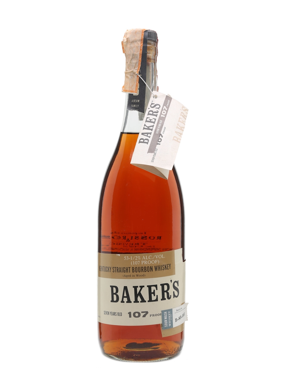 Baker's 7 Year Old 107 Proof Bourbon - Lot 12080 - Whisky.Auction ...