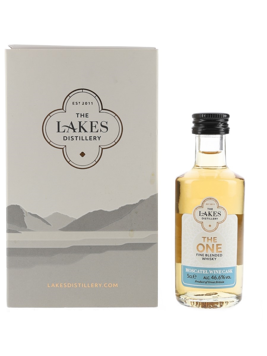 Lakes Distillery The One Moscatel Cask Finish  5cl / 46.6%