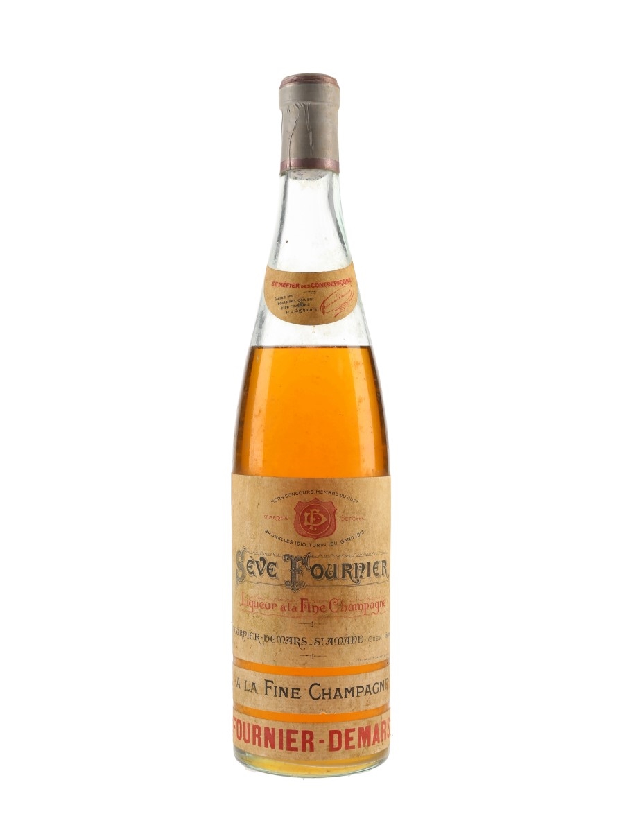 Seve Fournier Liqueur Au Cognac Fine Champagne Bottled 1960s 70cl