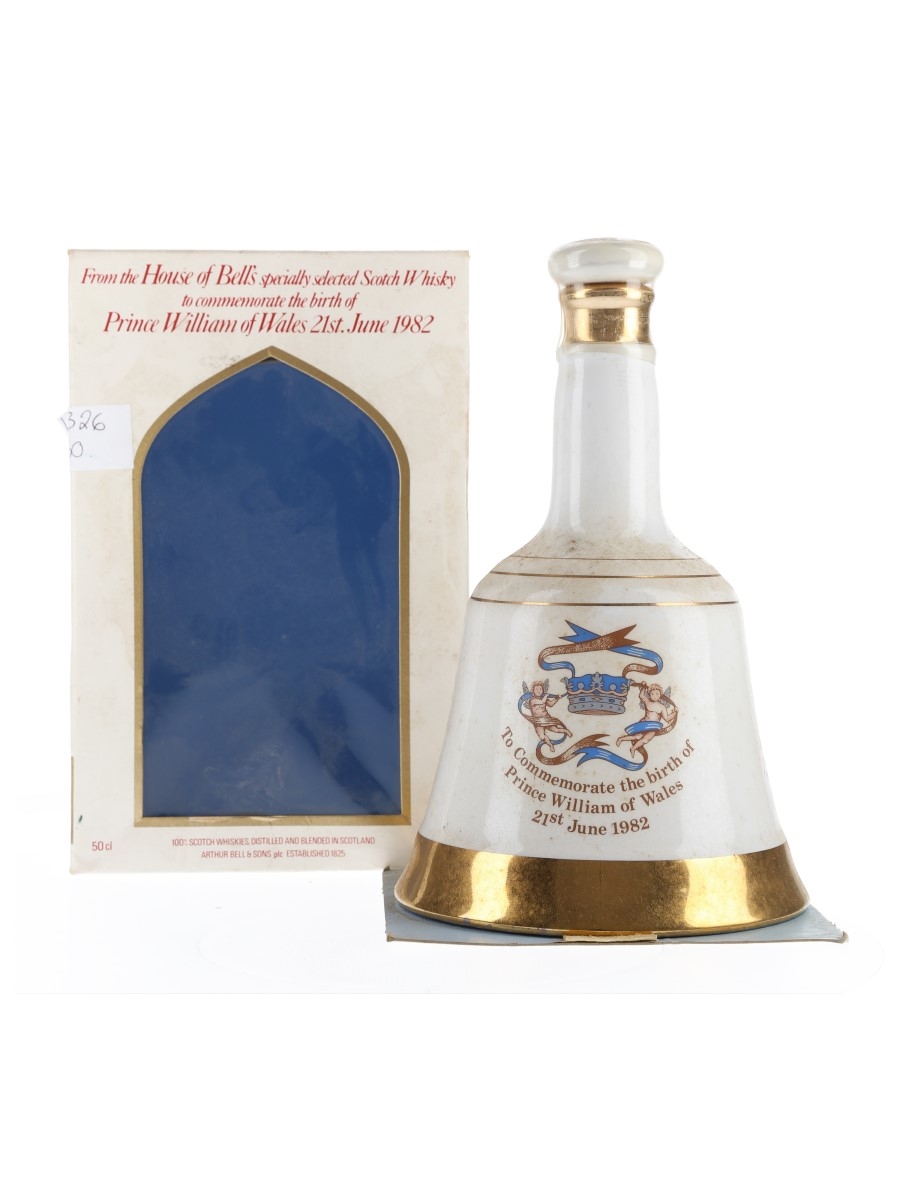 Bell's Ceramic Decanter Prince William Of Wales 1982 50cl / 43%