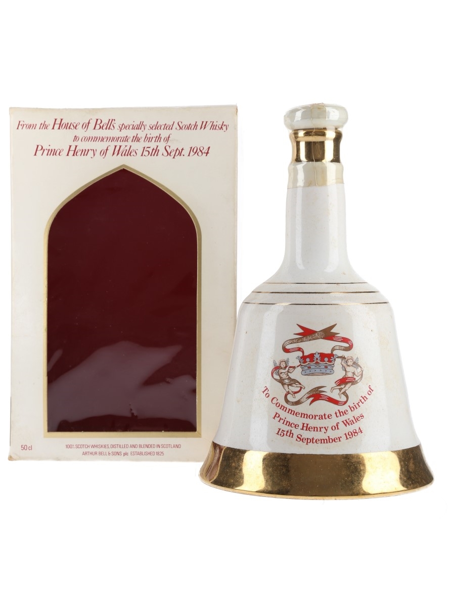 Bell's Ceramic Decanter Prince Henry Of Wales 1984 50cl / 43%