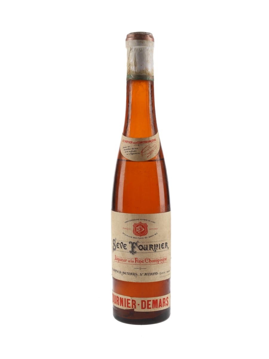 Seve Fournier Liqueur A La Fine Champagne Cognac Bottled 1960s 35cl