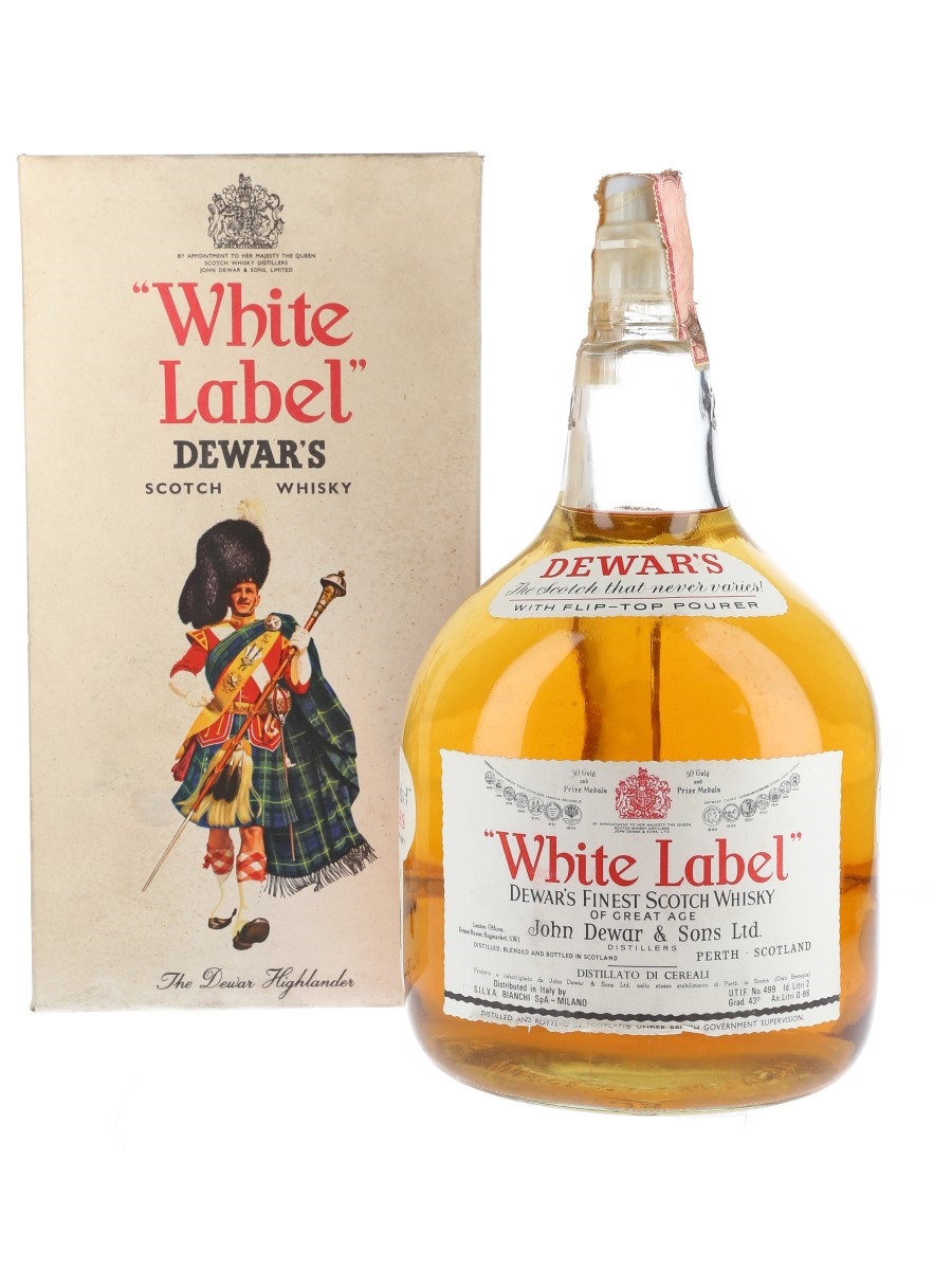 Dewar's White Label Bottled 1970s - Large Format 200cl / 40%