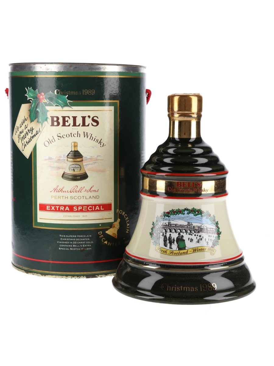 Bell's Christmas 1989 Ceramic Decanter Perth Winter 1895 70cl / 43%