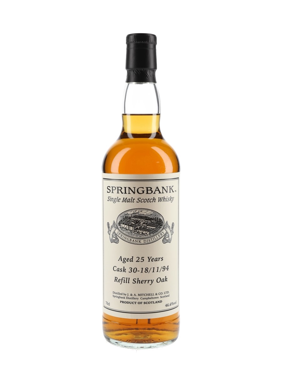 Springbank 1994 25 Year Old Private Single Cask 30  70cl / 46.6%