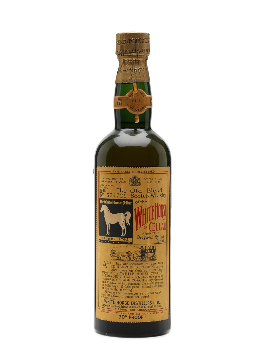 White Horse Blended Scotch Bottled 1958 75cl / 40%