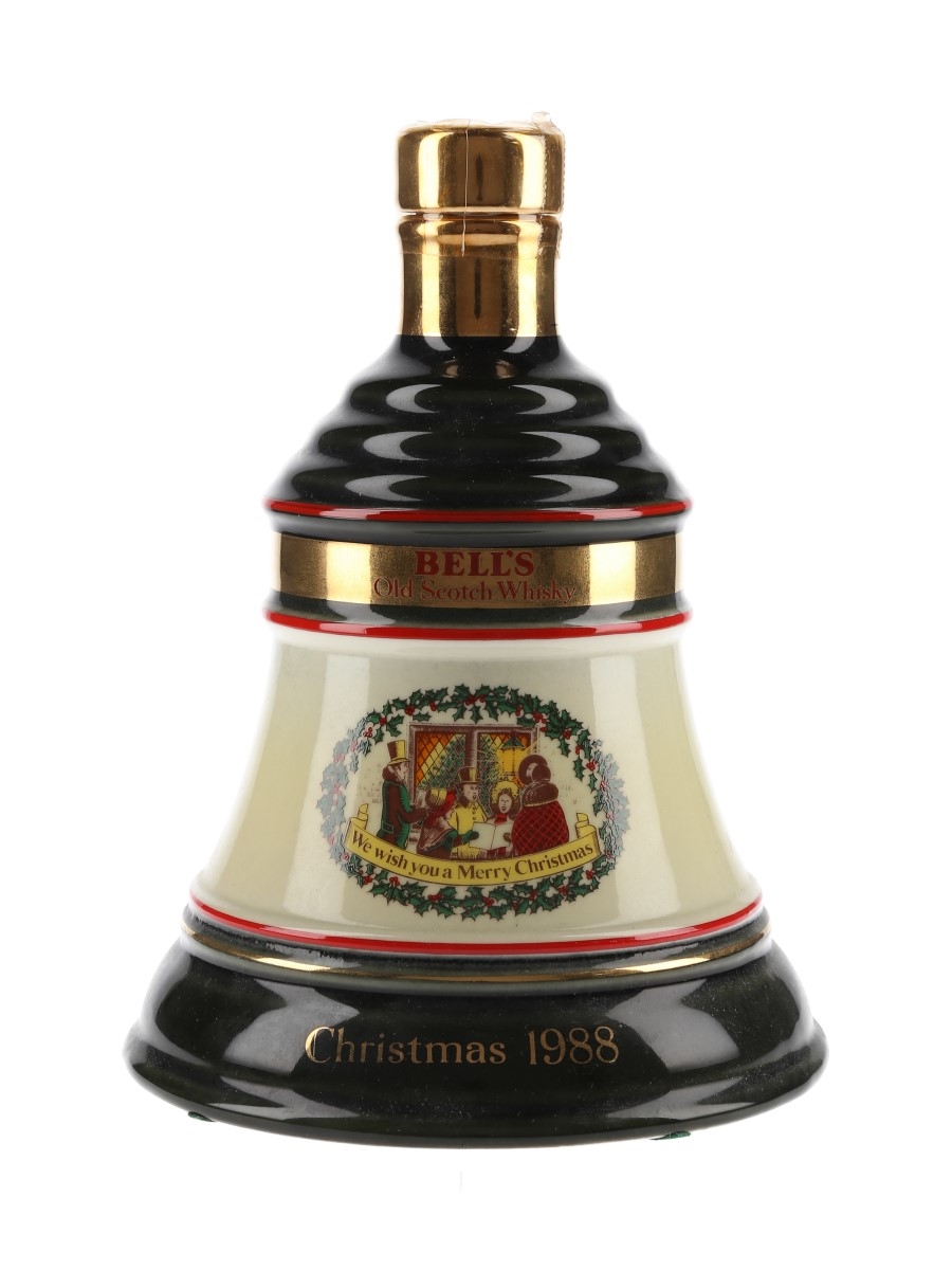 Bell's Christmas 1988 Ceramic Decanter We Wish You A Merry Christmas 75cl / 43%