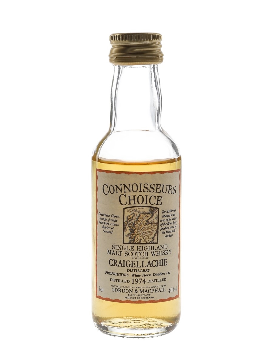 Craigellachie 1974 Connoisseurs Choice Bottled 1990s - Gordon & MacPhail 5cl / 40%
