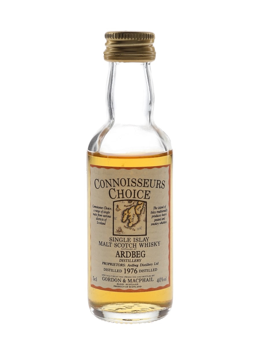 Ardbeg 1976 Connoisseurs Choice Bottled 1990s - Gordon & MacPhail 5cl / 40%