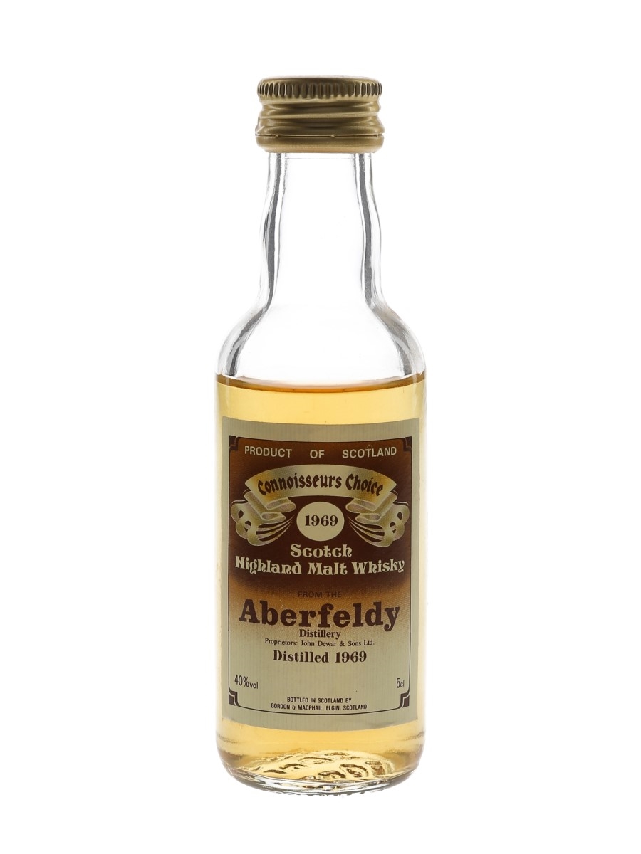 Aberfeldy 1969 Connoisseurs Choice Bottled 1980s - Gordon & MacPhail 5cl / 40%