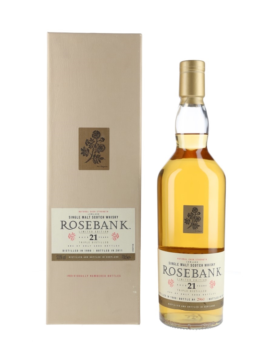 Rosebank 1990 21 Year Old Bottled  2011 70cl / 53.8%