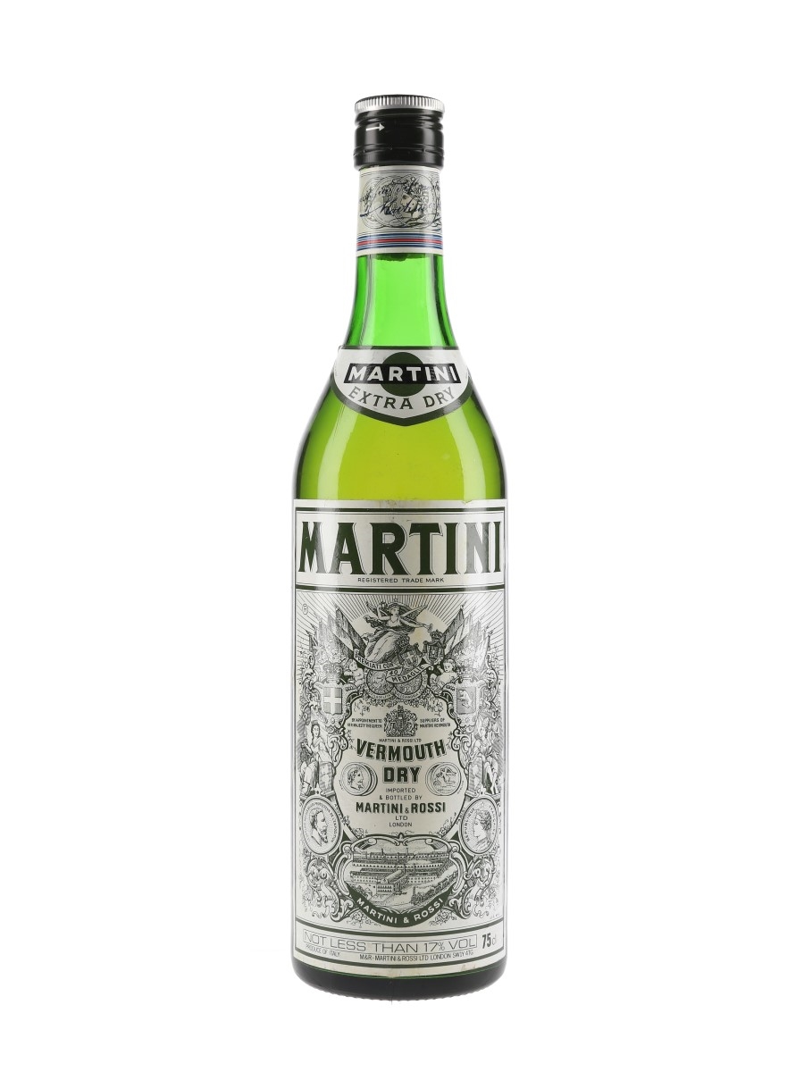 Martini Extra Dry Bottled 1980s-1990s 75cl  / 17%