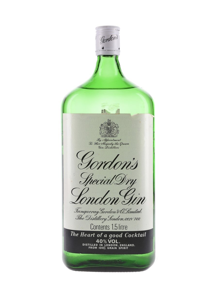 Gordon's Special Dry London Gin Bottled 1980s - Large Format 150cl / 40%