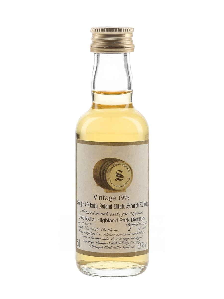 Highland Park 1975 21 Year Old - Lot 113701 - Buy/Sell Island Whisky Online