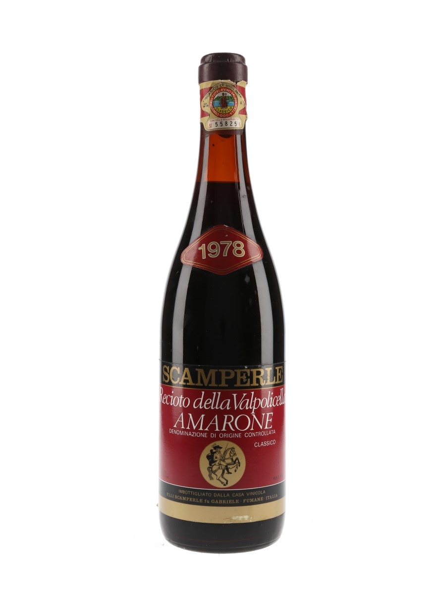 Scamperle Recioto Della Valpolicella Amarone 1978  75cl / 14.5%