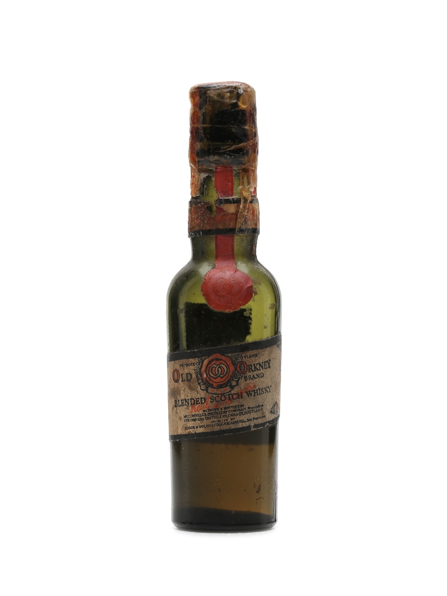 Old Orkney Bottled 1930s US Release Miniature