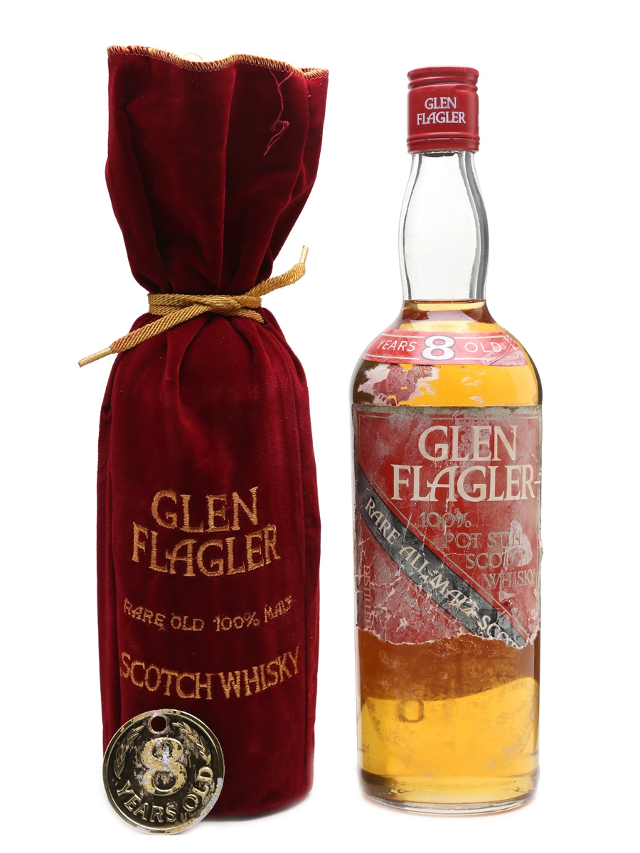 Glen Flagler 8 Year Old Bottled 1970s 75cl / 40%