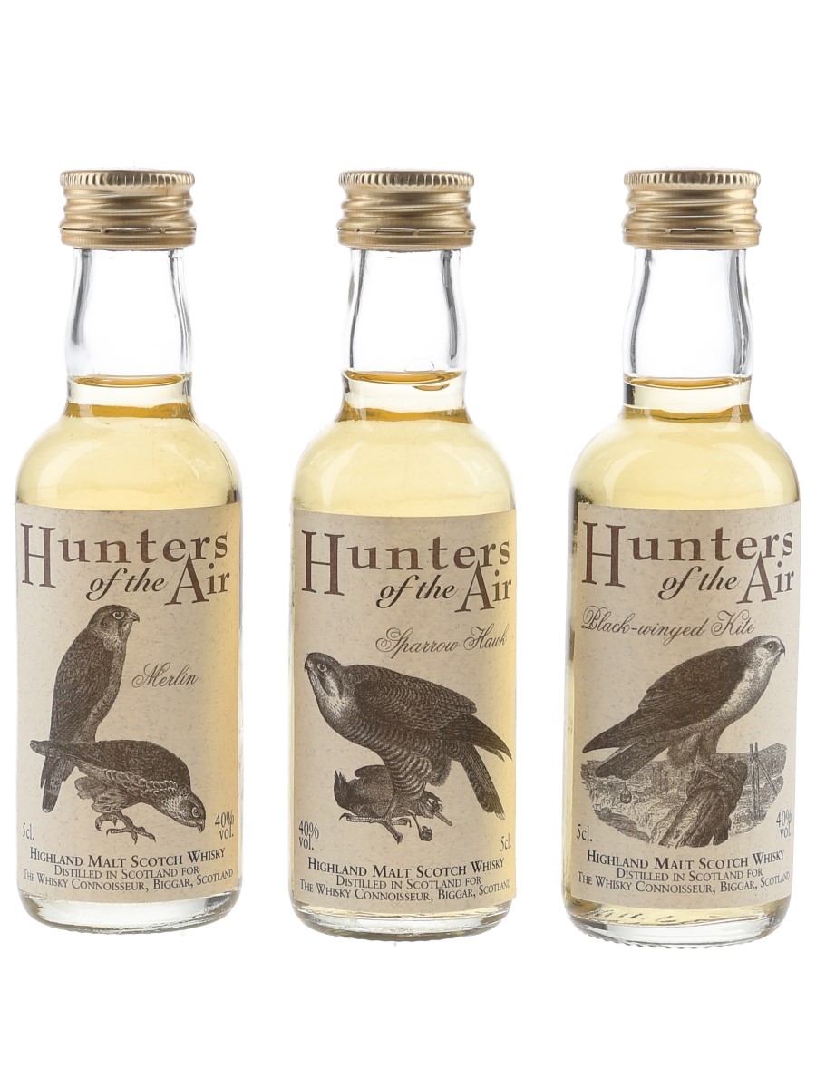 Hunters Of The Air Highland Malt The Whisky Connoisseur 3 x 5cl / 40%