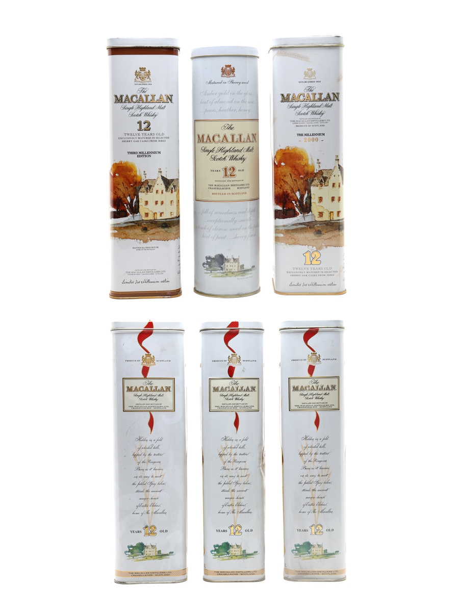 Macallan Whisky Tins - Empty 12 Year Old 