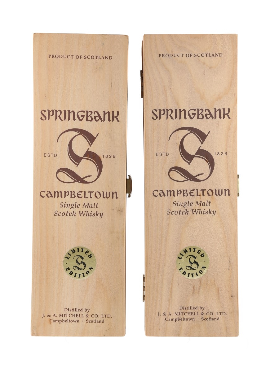 Springbank Whisky Boxes - Empty Millennium Set 