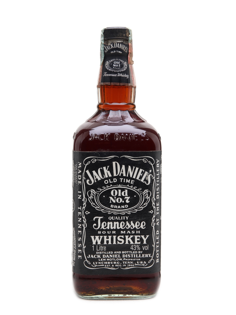Jack Daniel's Old No.7 Bottled 1980s - Italian Market 100cl / 43%