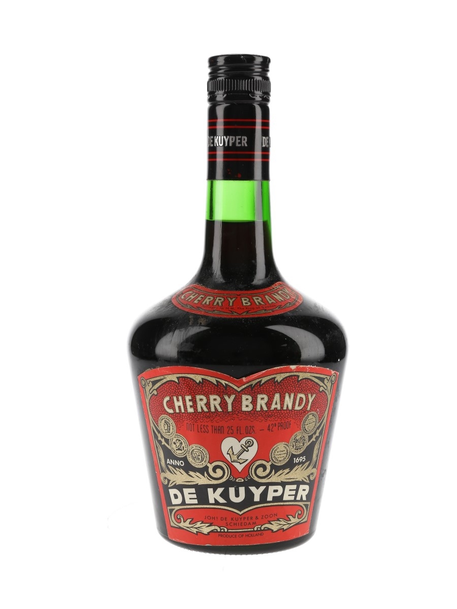 De Kuyper Cherry Brandy Bottled 1970s 71cl / 24%