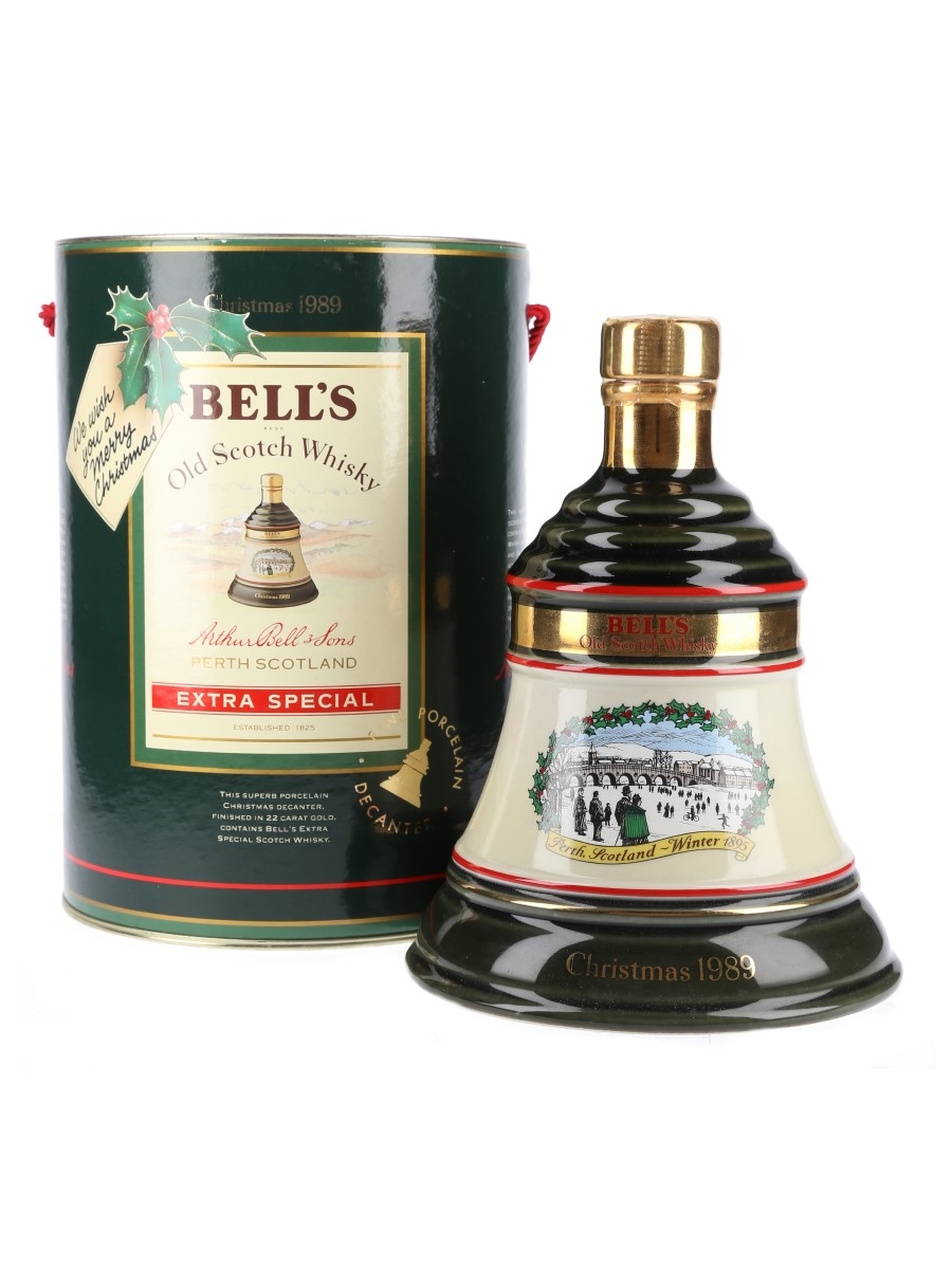 Bell's Christmas 1989 Ceramic Decanter Perth Winter 1895 70cl / 43%
